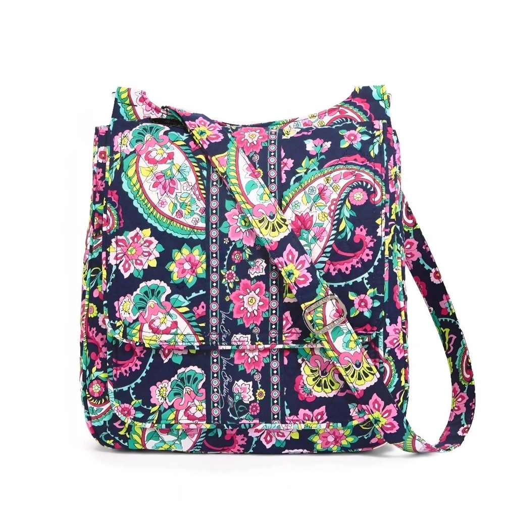 NWT Vera Bradley Petal‎ Paisley Crossbody Mailbag